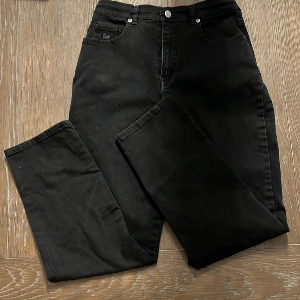 Gloria Vanderbilt Black Jeans Size 10 Short